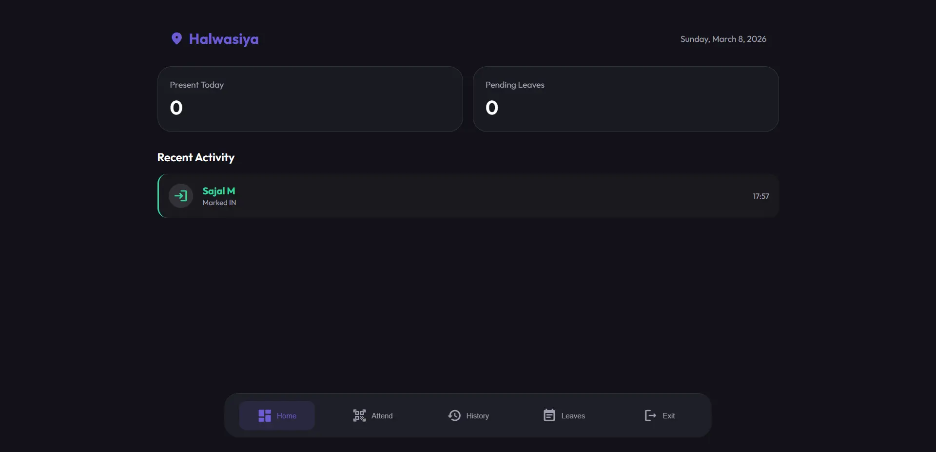Branch Dashboard